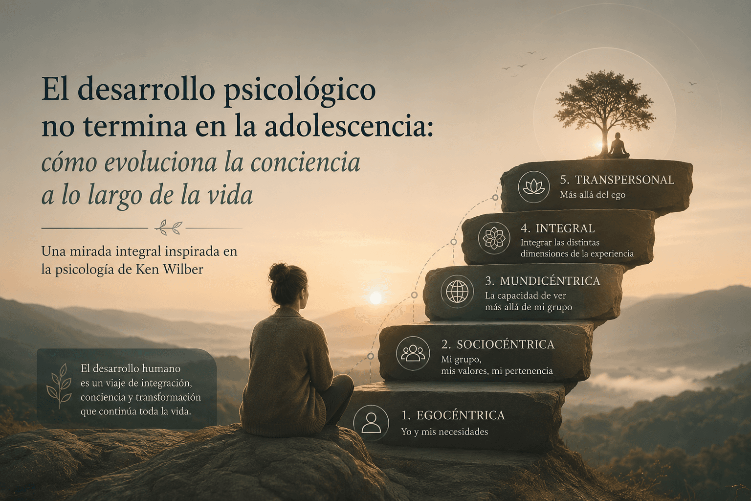 El desarrollo psicológico no termina en la adolescencia: cómo evoluciona la conciencia a lo largo de la vida